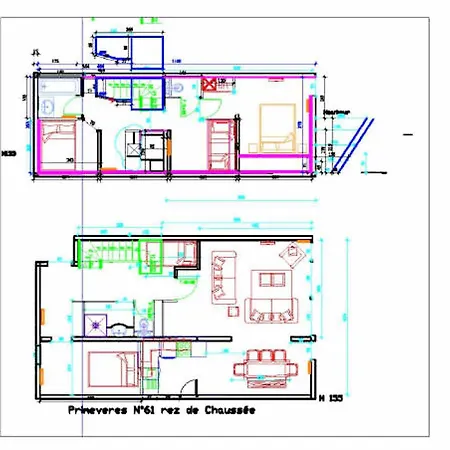 Primeveres - 3 Pieces Pour 10 Personnes 064 Apartment